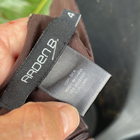 Arden b leopard print  silk slip style dress - Picture 6 of 9